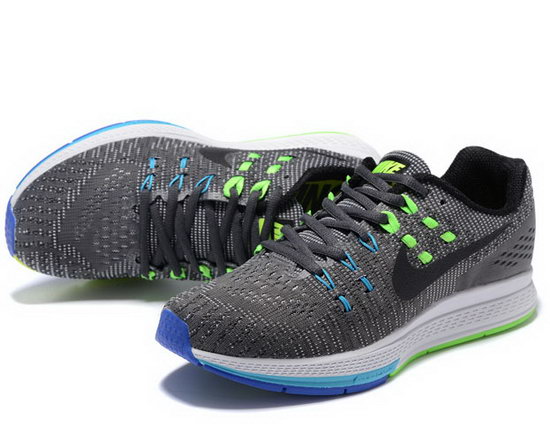 Mens Nike Zoom Structure 19 Grey Black Green 40-44 Online Store